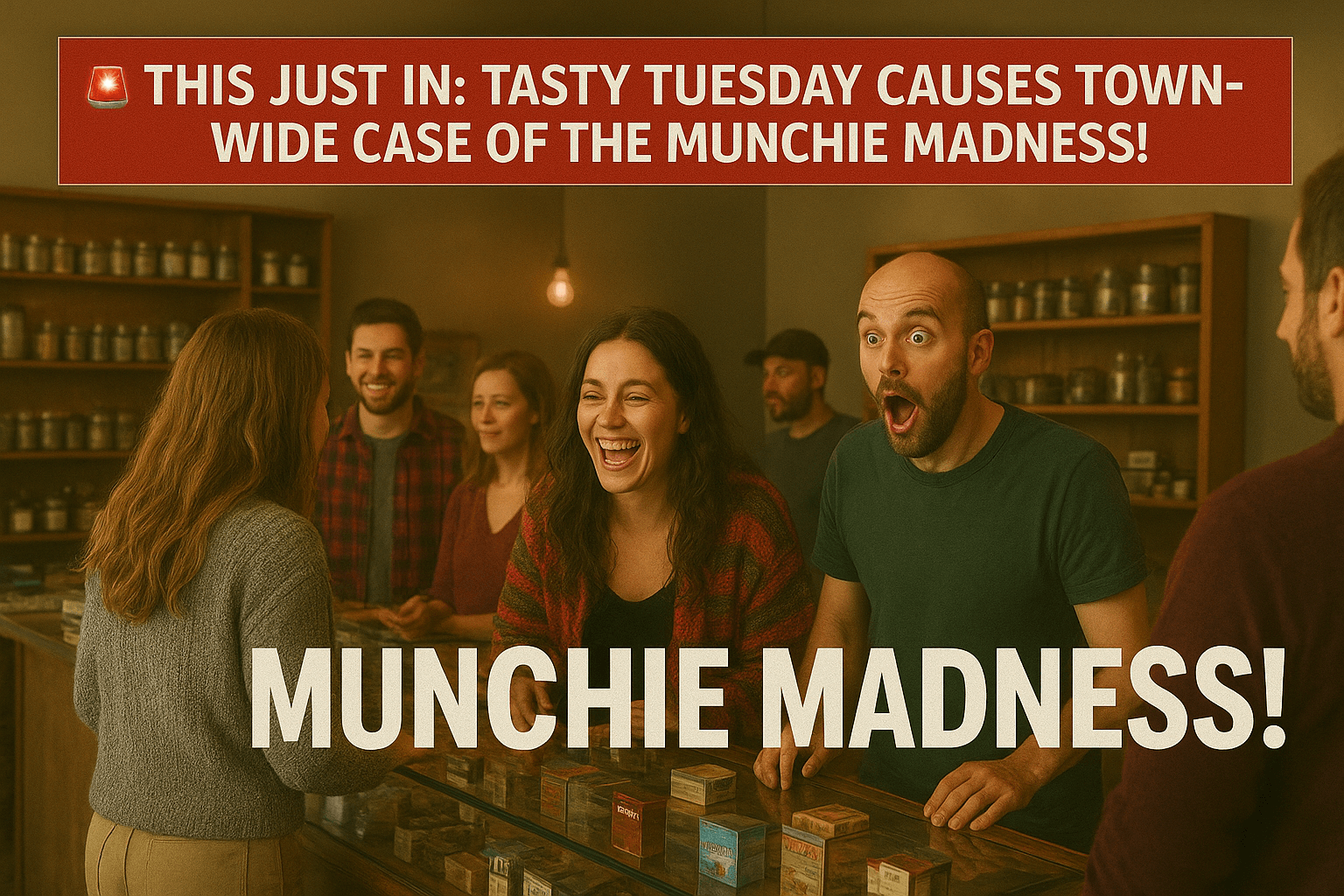 THIS JUST IN: Tasty Tuesday Causes Townwide Case of the Munchie Madness!
