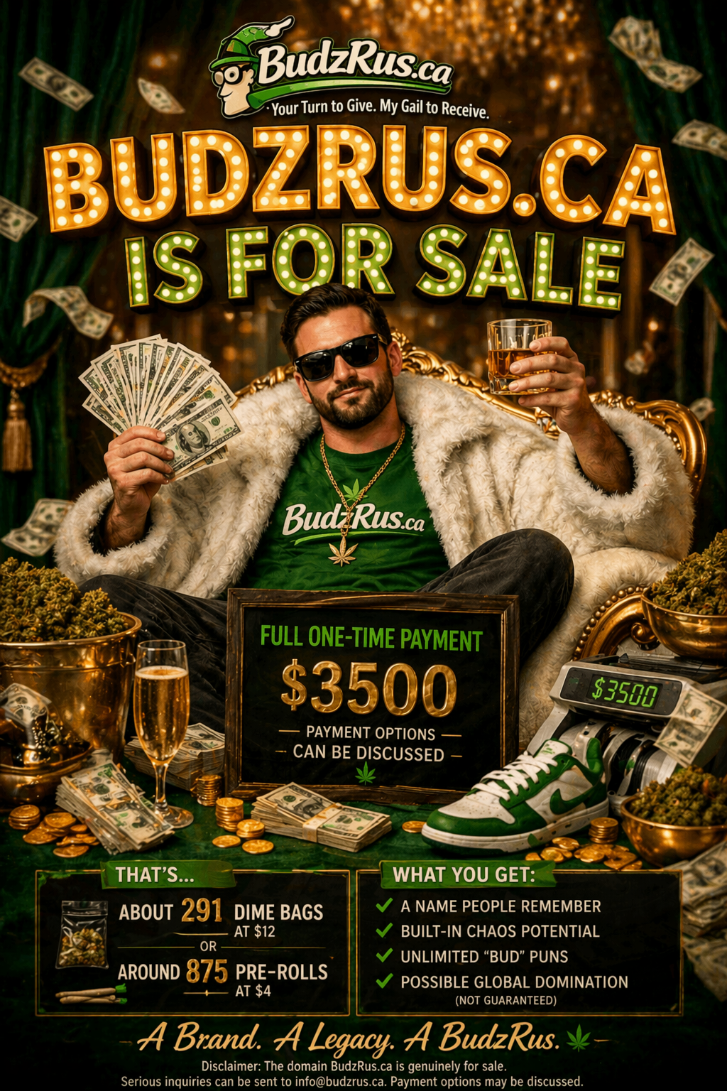 The Day Nugs Put the Internet Up For Sale